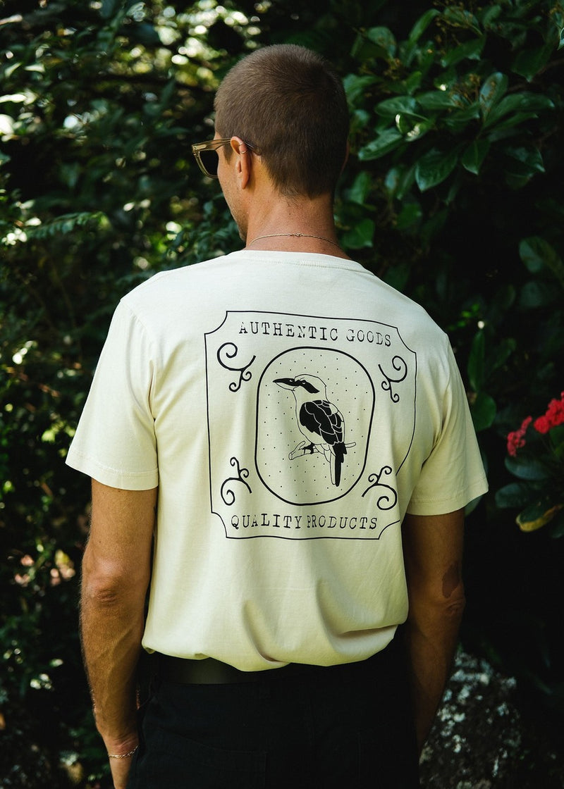 Authentic logo Tee - Natural
