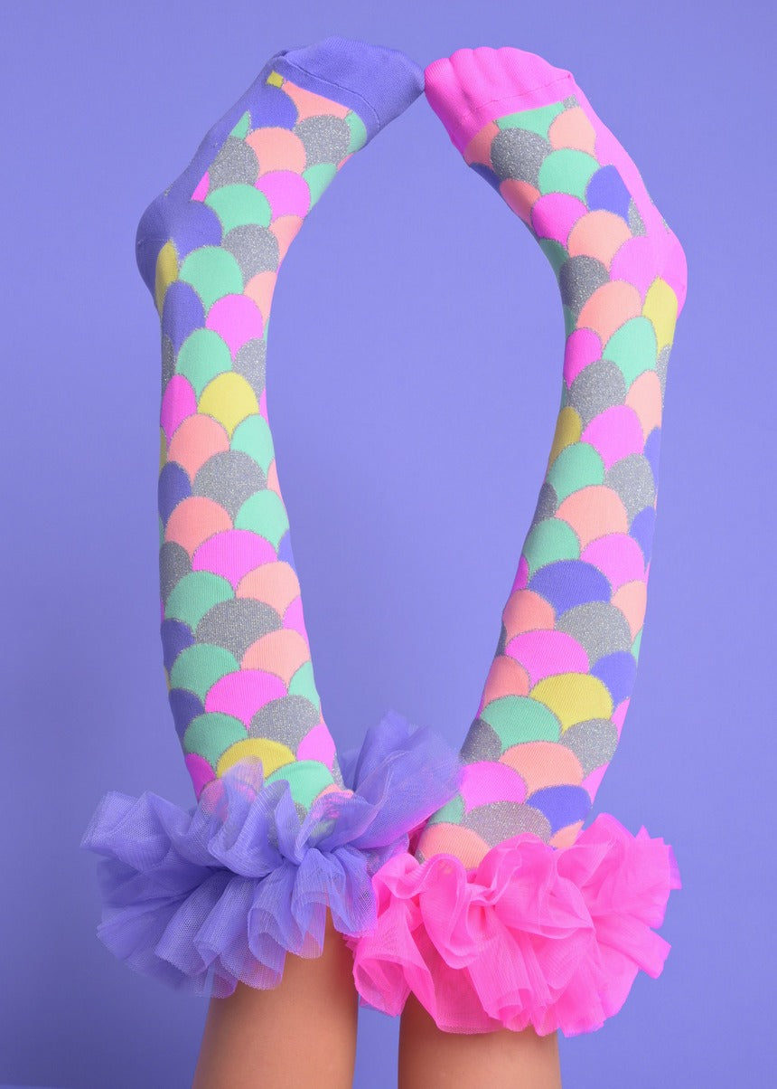 Mermaid Frills Toddler Socks