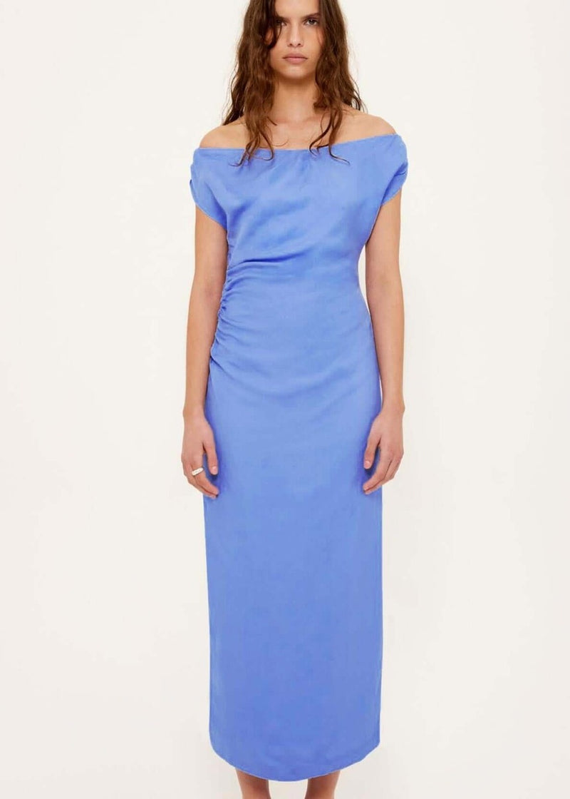 Azzurra Off Shoulder Dress - Jacaranda