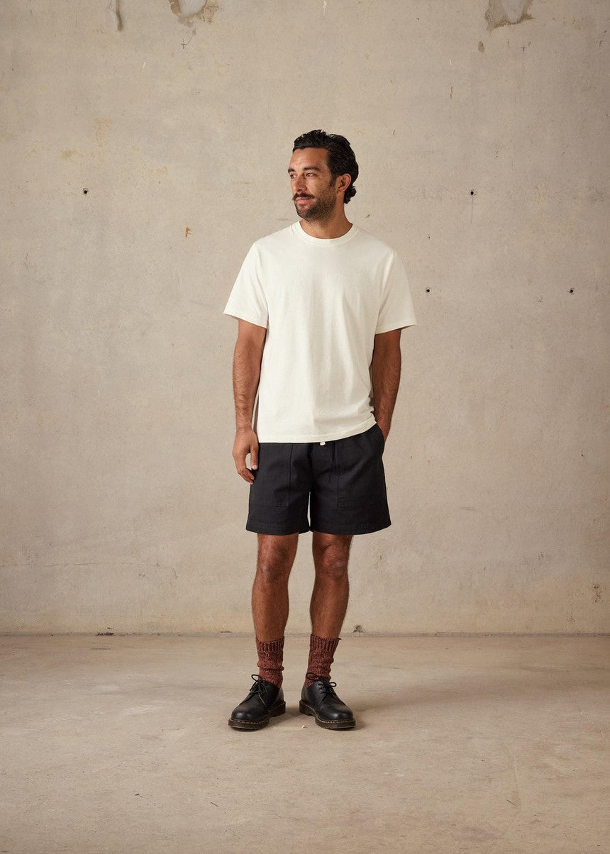Twill Shorts - Black