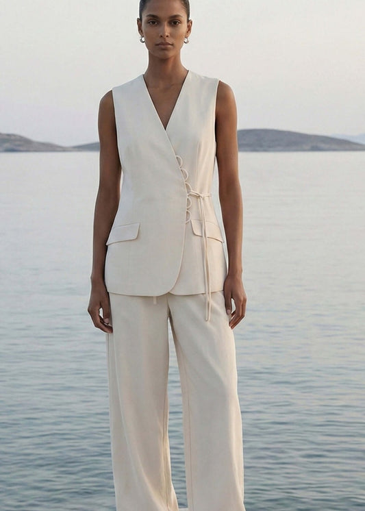 Willow Drawstring Pant - Stone