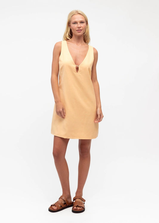 Beaded Mini Dress - Butter