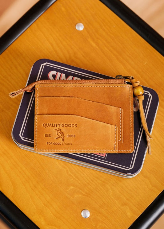 Alex Zip Wallet - Tan