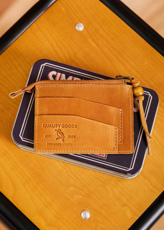 Alex Zip Wallet - Tan