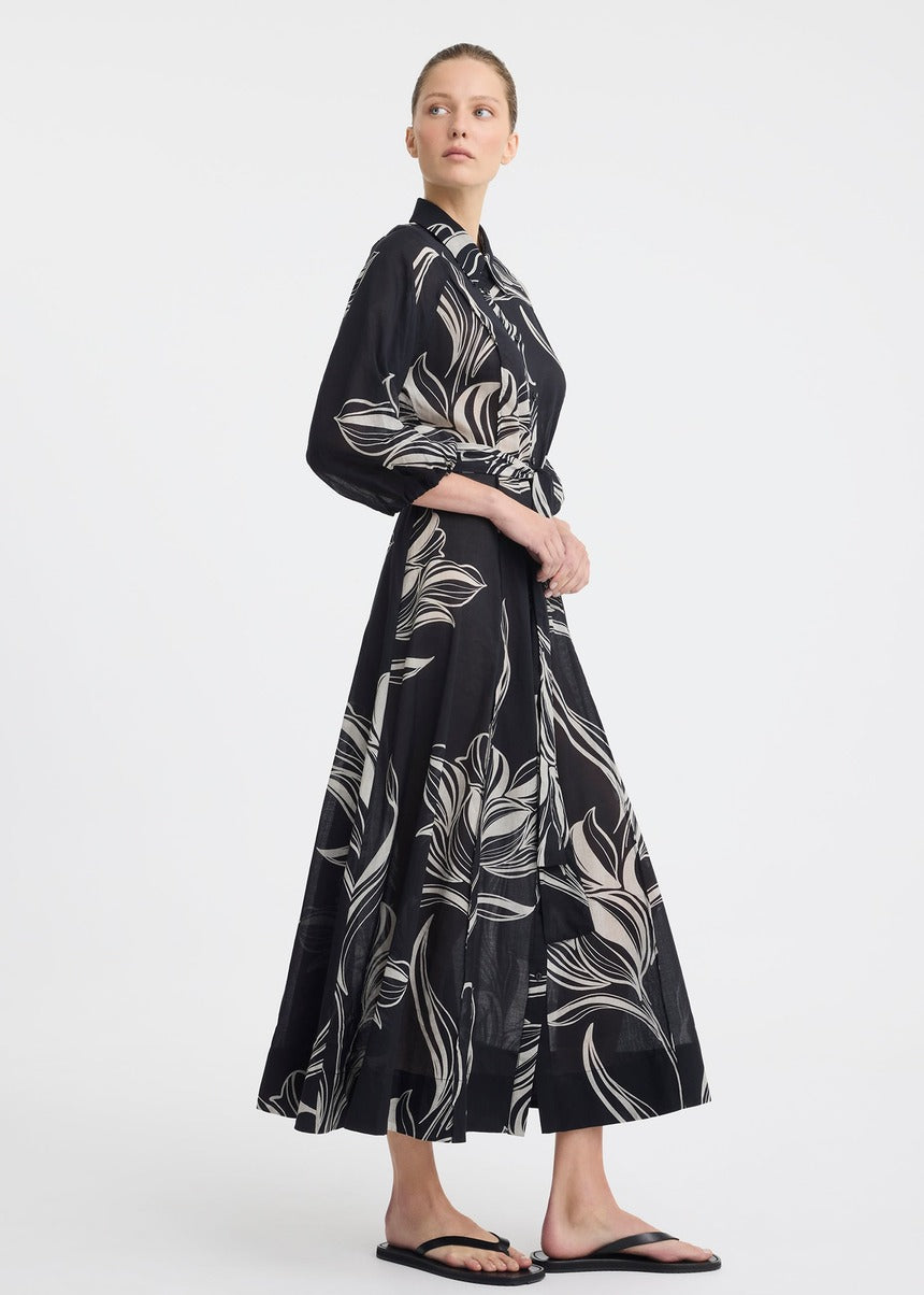 Candice Shirt Dress - Print