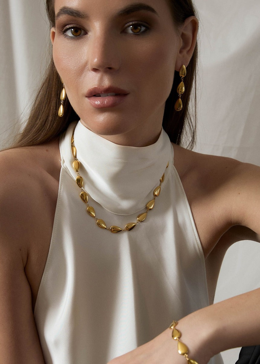 Gracie Earrings - Gold