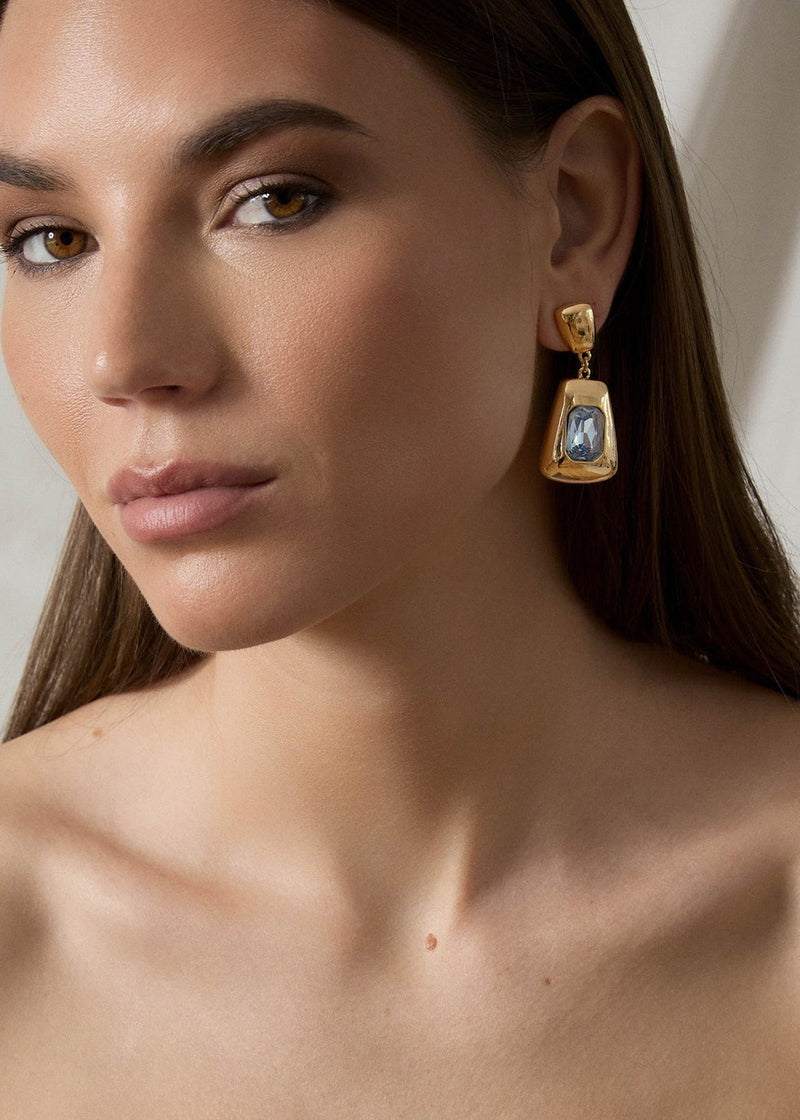 Annalise Earrings - Blue