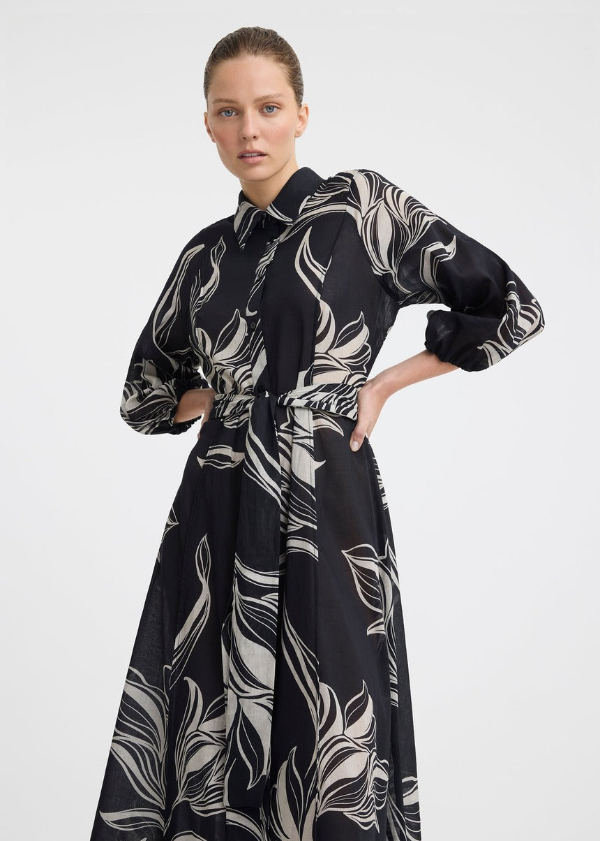 Candice Shirt Dress - Print