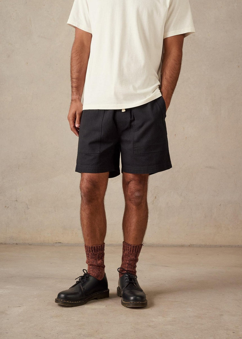 Twill Shorts - Black