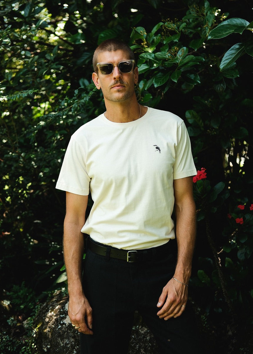Authentic logo Tee - Natural