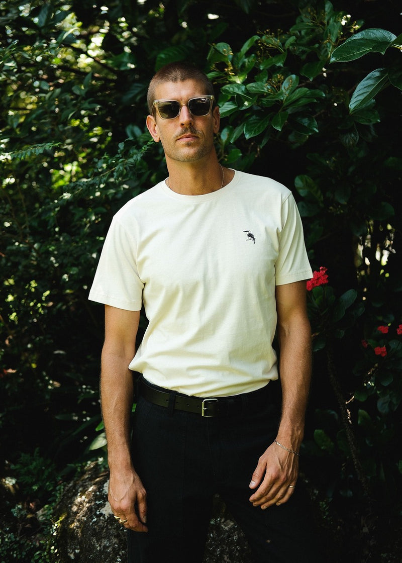 Authentic logo Tee - Natural