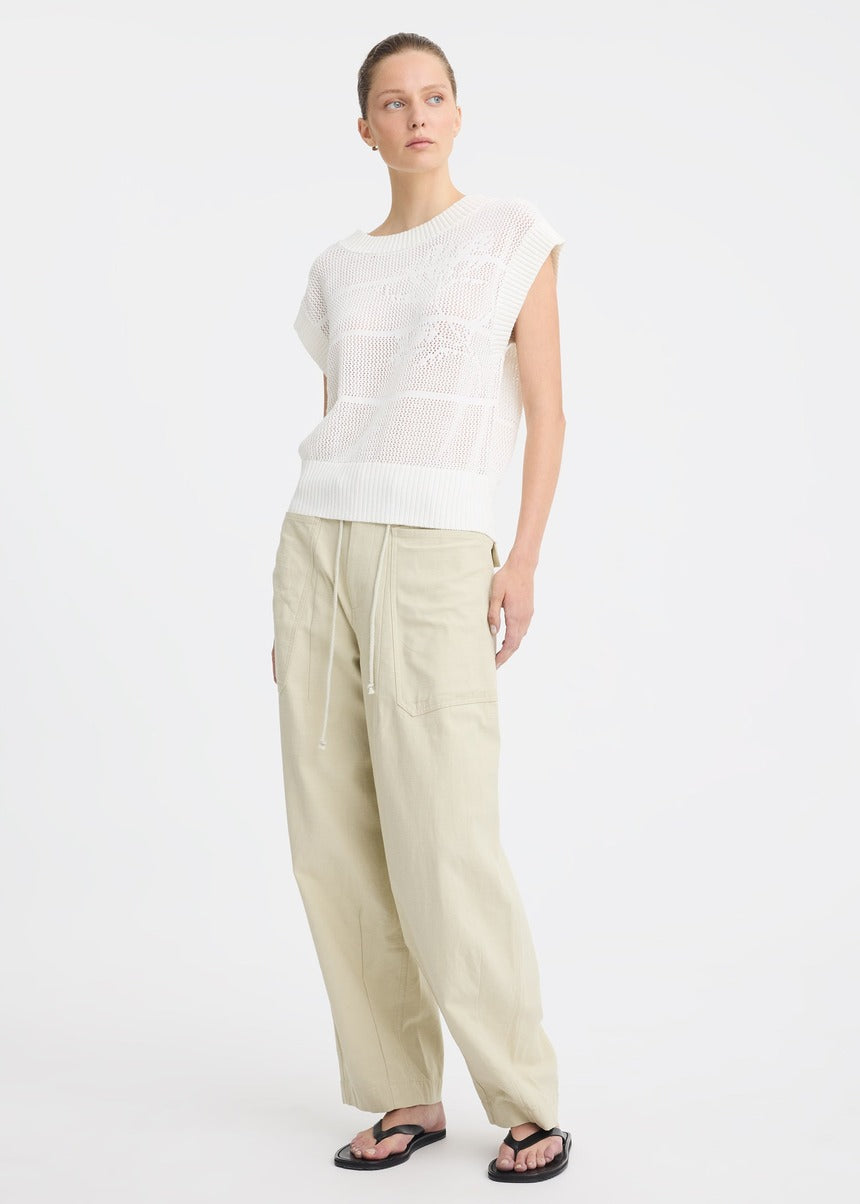 Elira Knit Vest - White