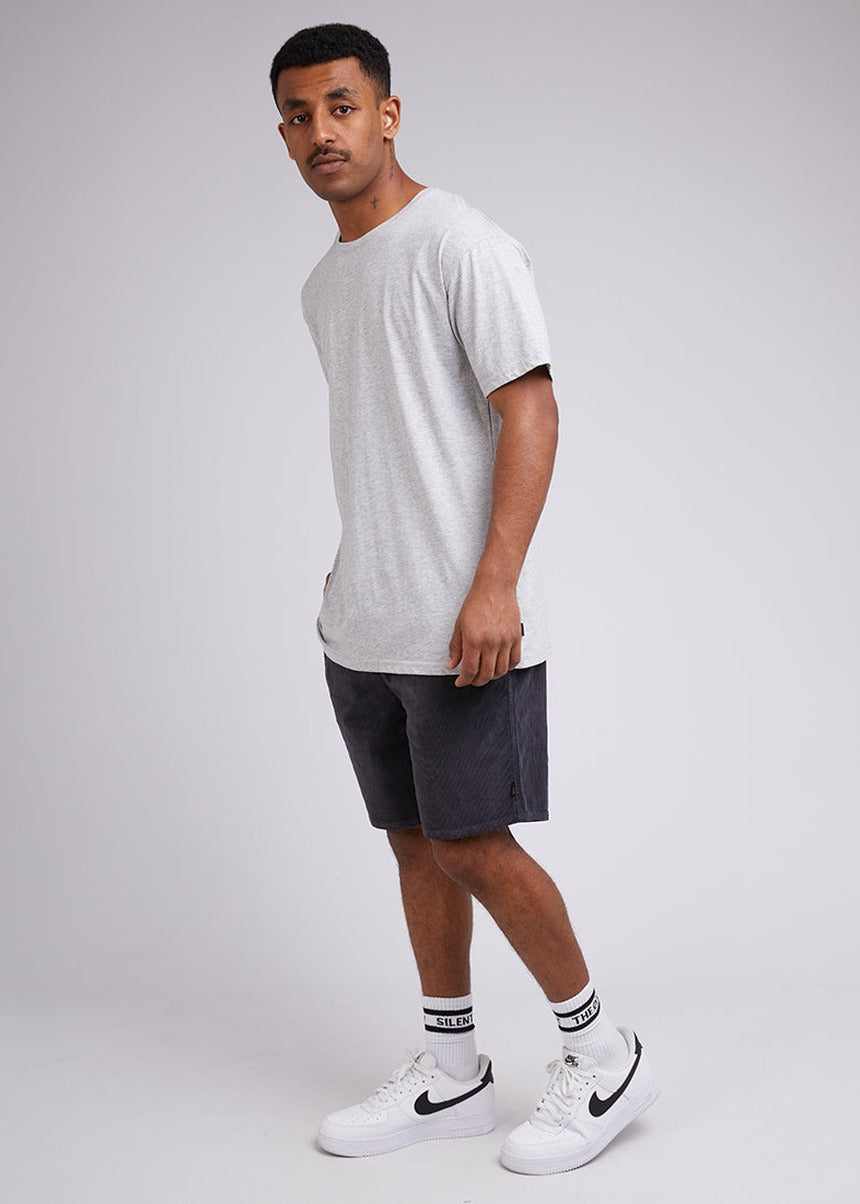 Side view of the Silent Theory Cord Short in washed black