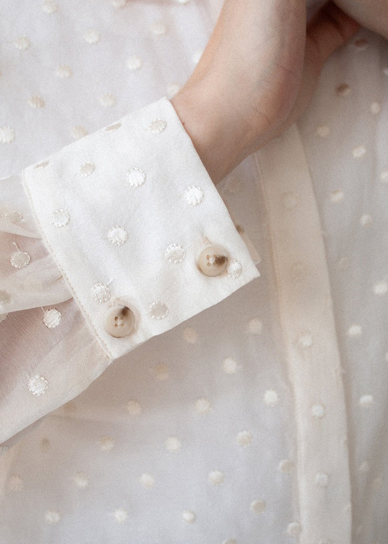 Etoile Oversized Shirt - Cream Spot