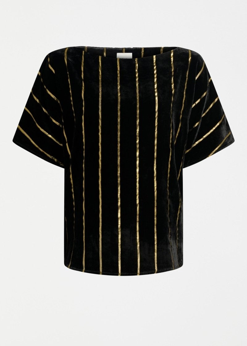 Lumii Top - Black/Gold