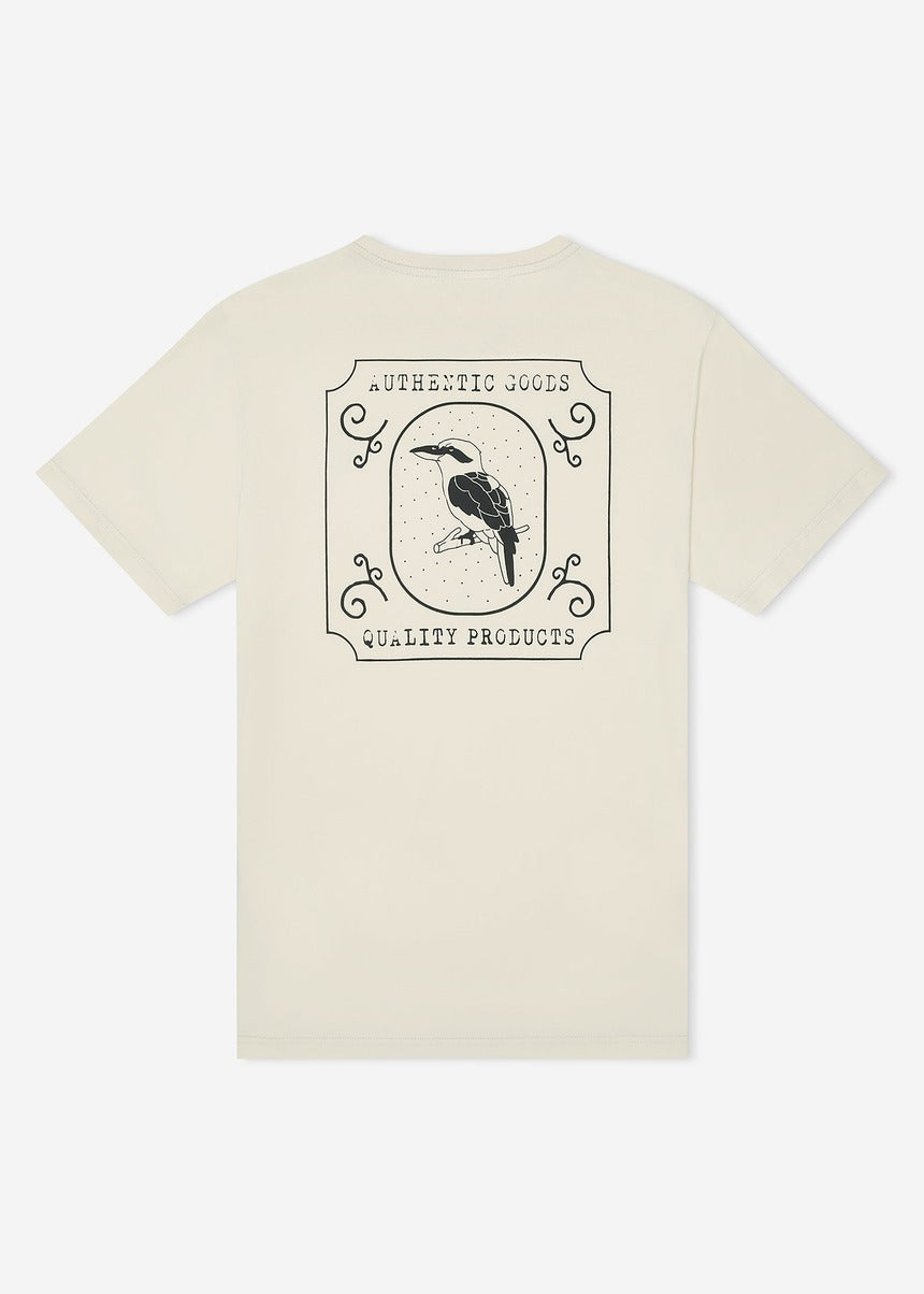 Authentic logo Tee - Natural