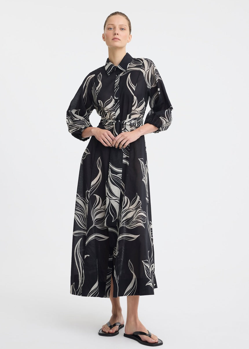 Candice Shirt Dress - Print