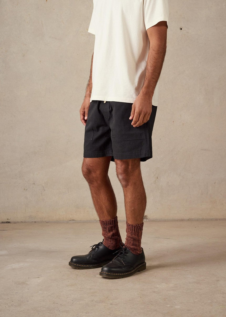 Twill Shorts - Black