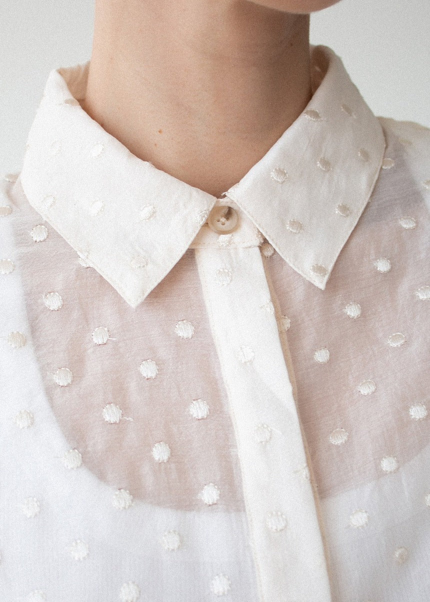 Etoile Oversized Shirt - Cream Spot
