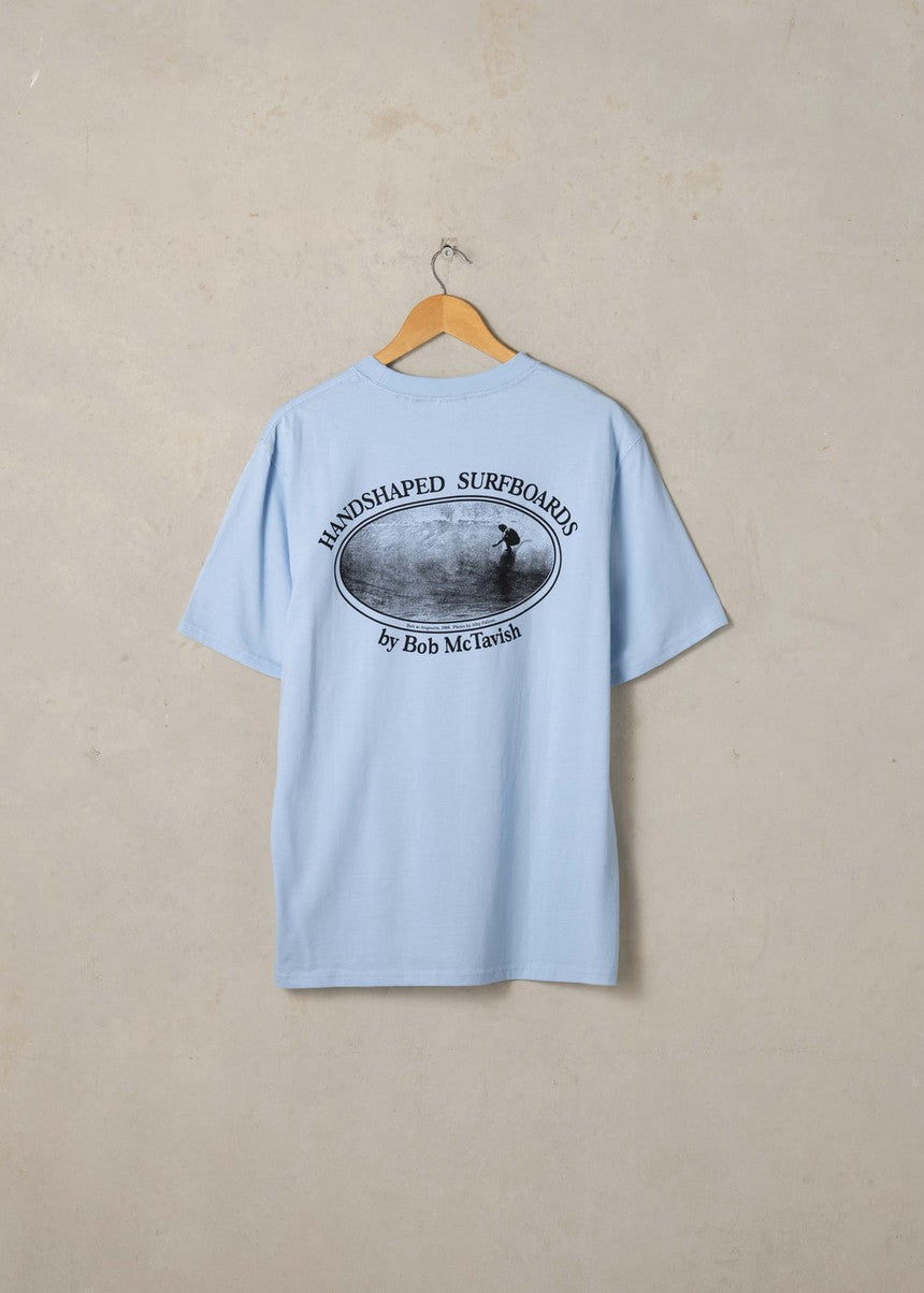 Hand Shaped Tee - Light Blue