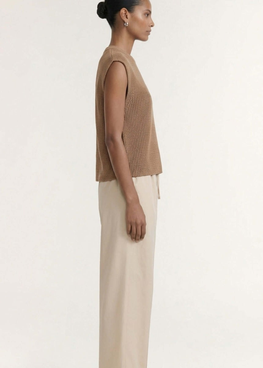 Ellis Knit Tank - Taupe