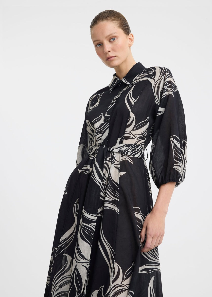 Candice Shirt Dress - Print