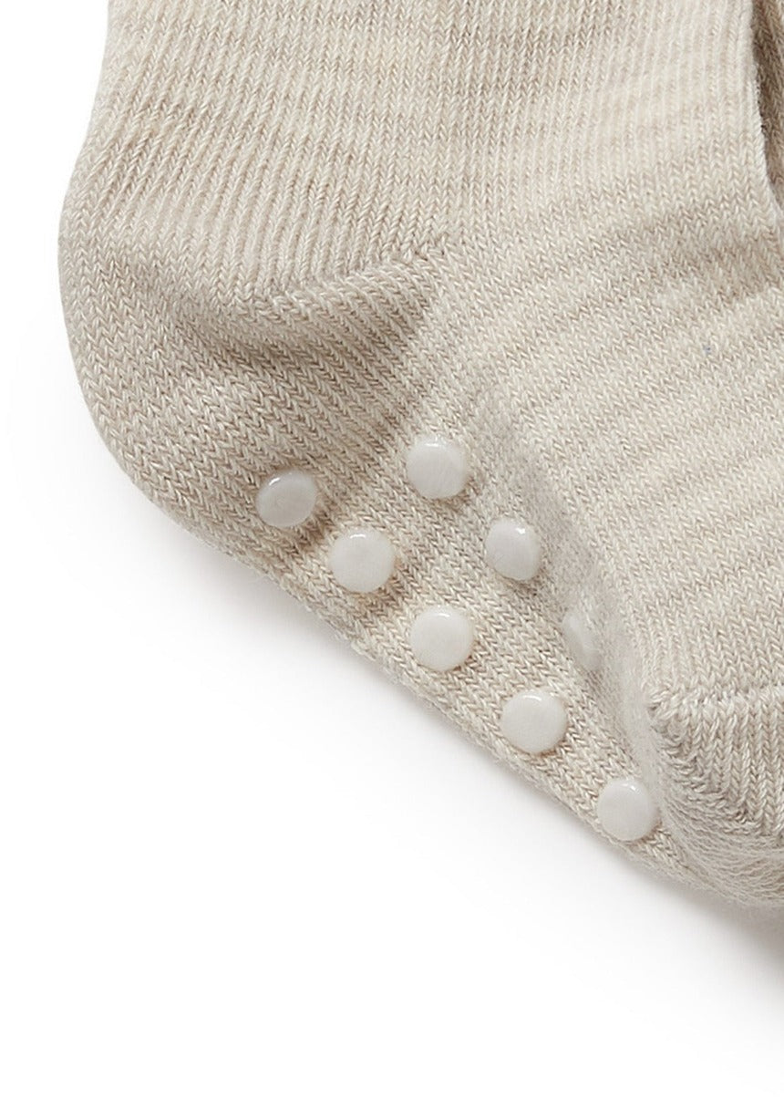 Organic 3 Pack Baby Socks - Cantaloupe