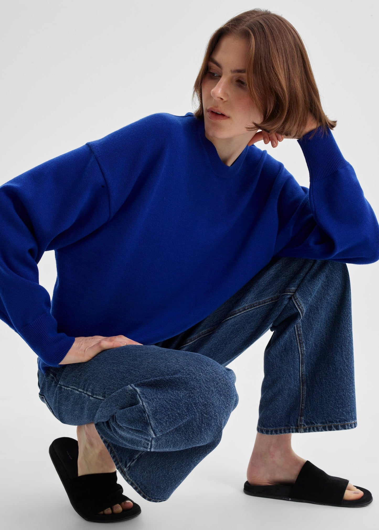 Payton Round Neck Merino Knit Pullover