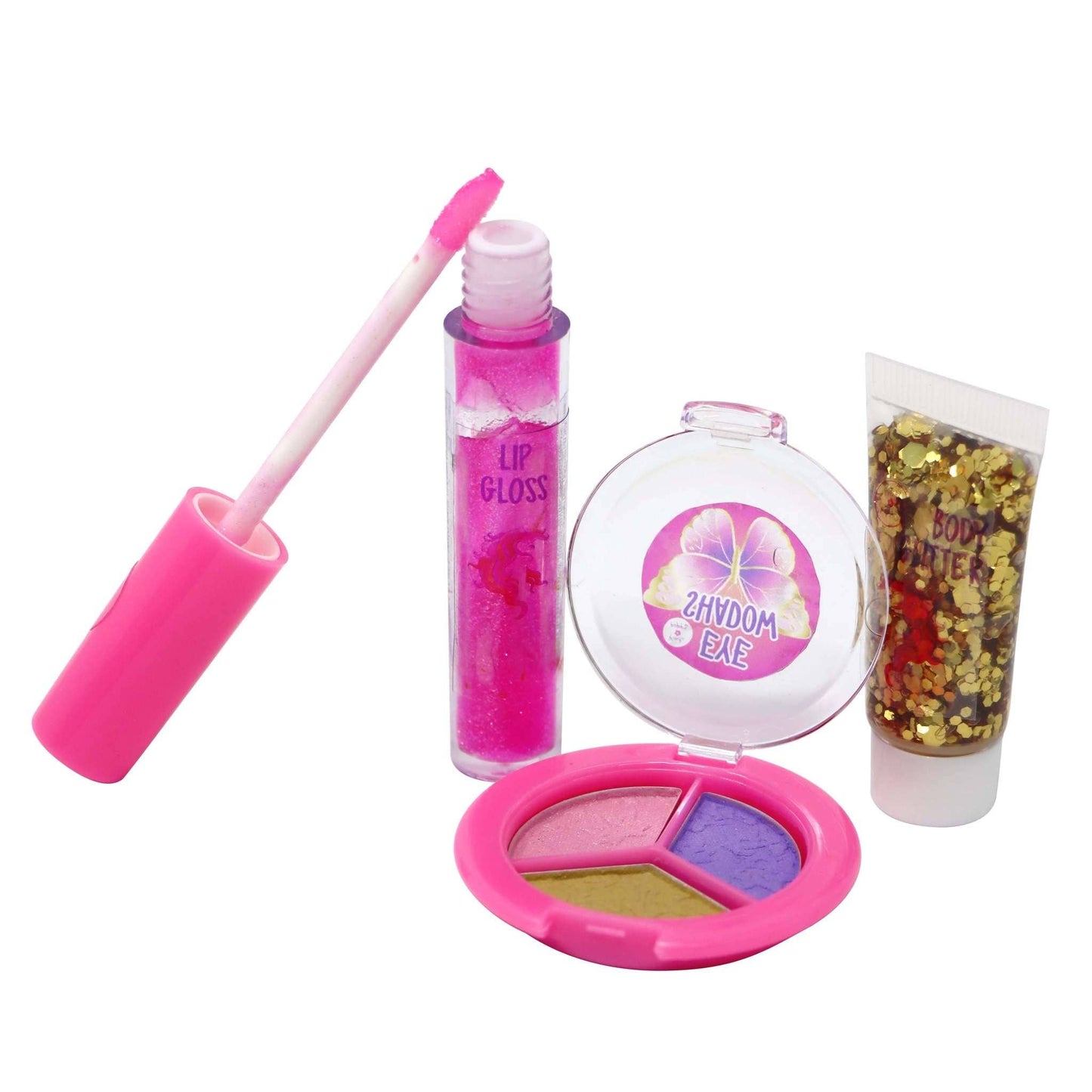 Pink Poppy - Unicorn Butterfly Cosmetic Set - (Pack Size: 4)