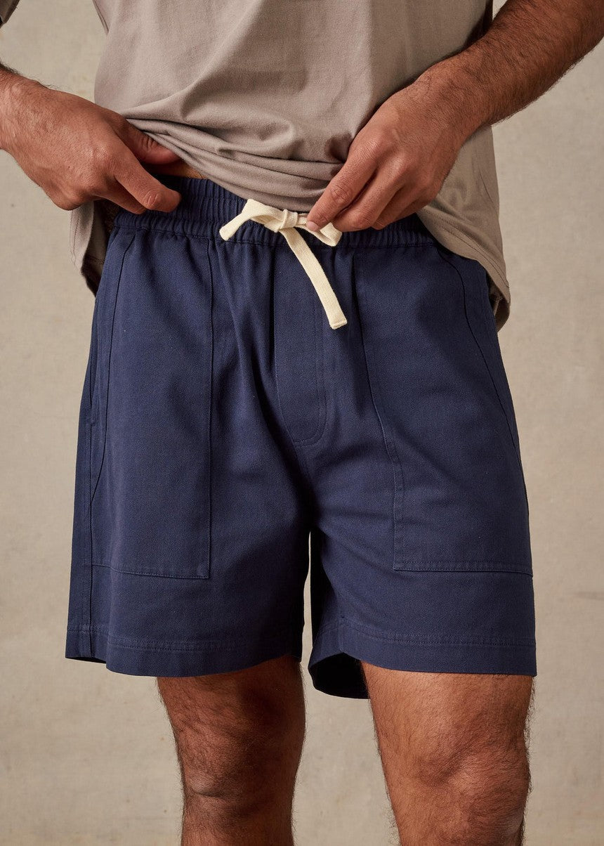 Twill Shorts - Dark Blue