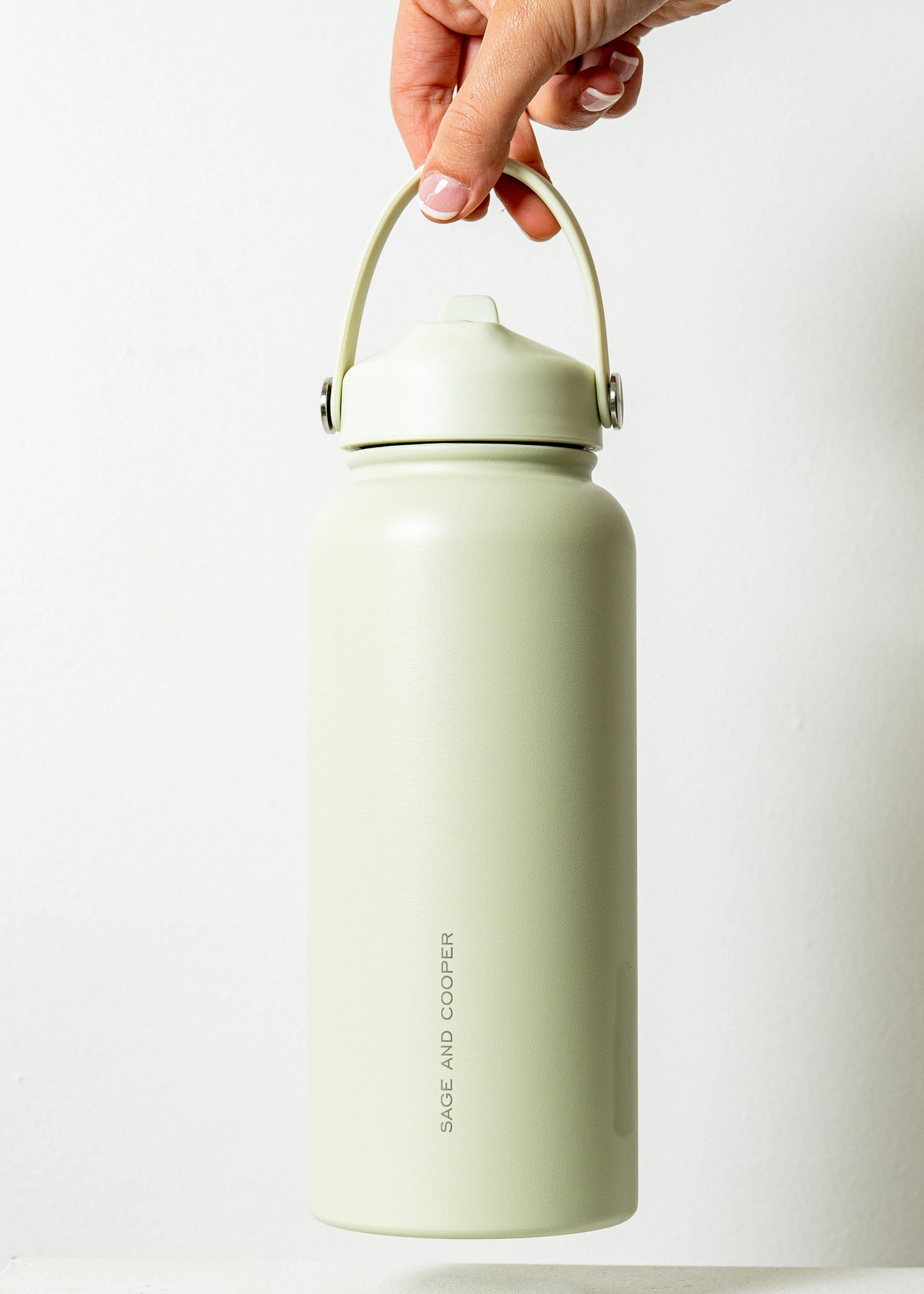 Sage & Cooper - The Sage & Cooper Insulated Drink Bottle: Light Green / 1 Litre
