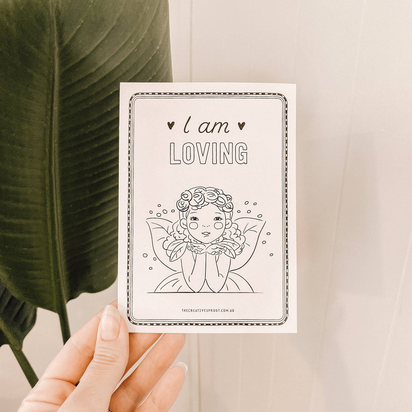 The Creative Sprout - Affirmation Colouring Pages