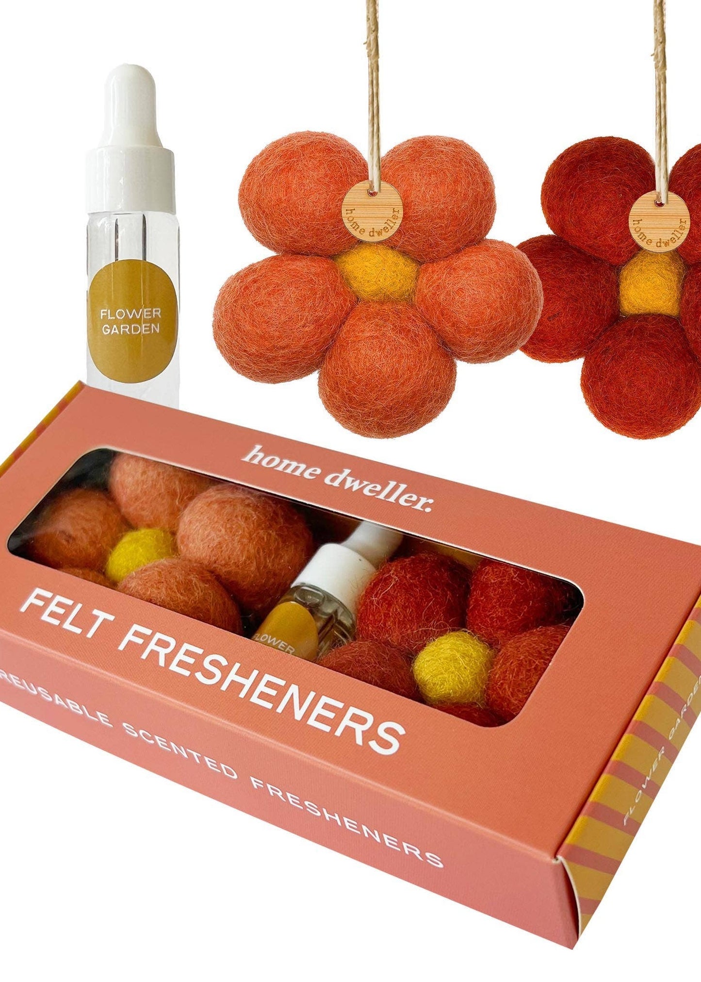 Felt Flower Fresheners - Flower Garden