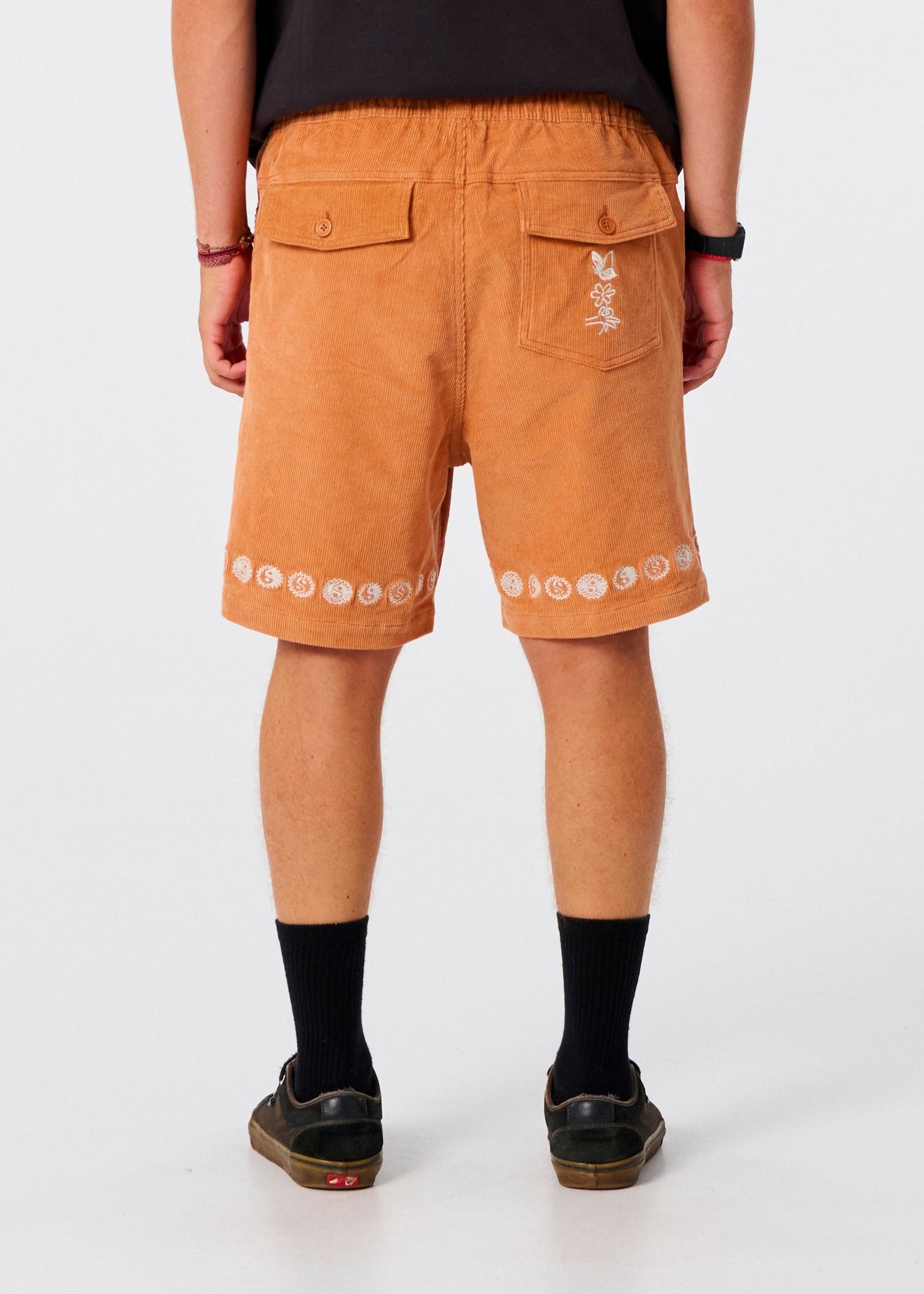Vin Yang Cord Walkshort - Terracotta - photo 3