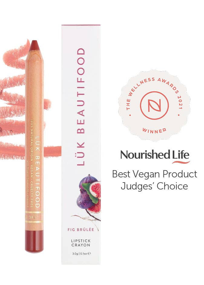 Luk Beautifood - Eco-luxe Lipstick Crayon in Fig Brûlée
