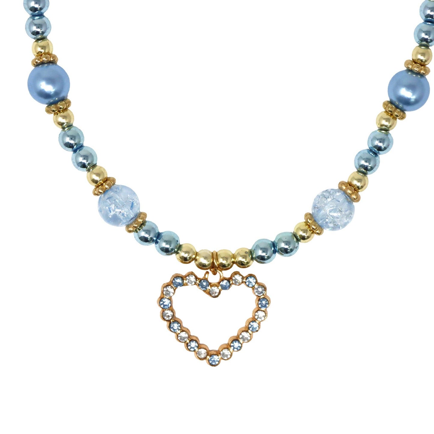 Pink Poppy - Dance Pearl Heart Necklace and Bracelet Set