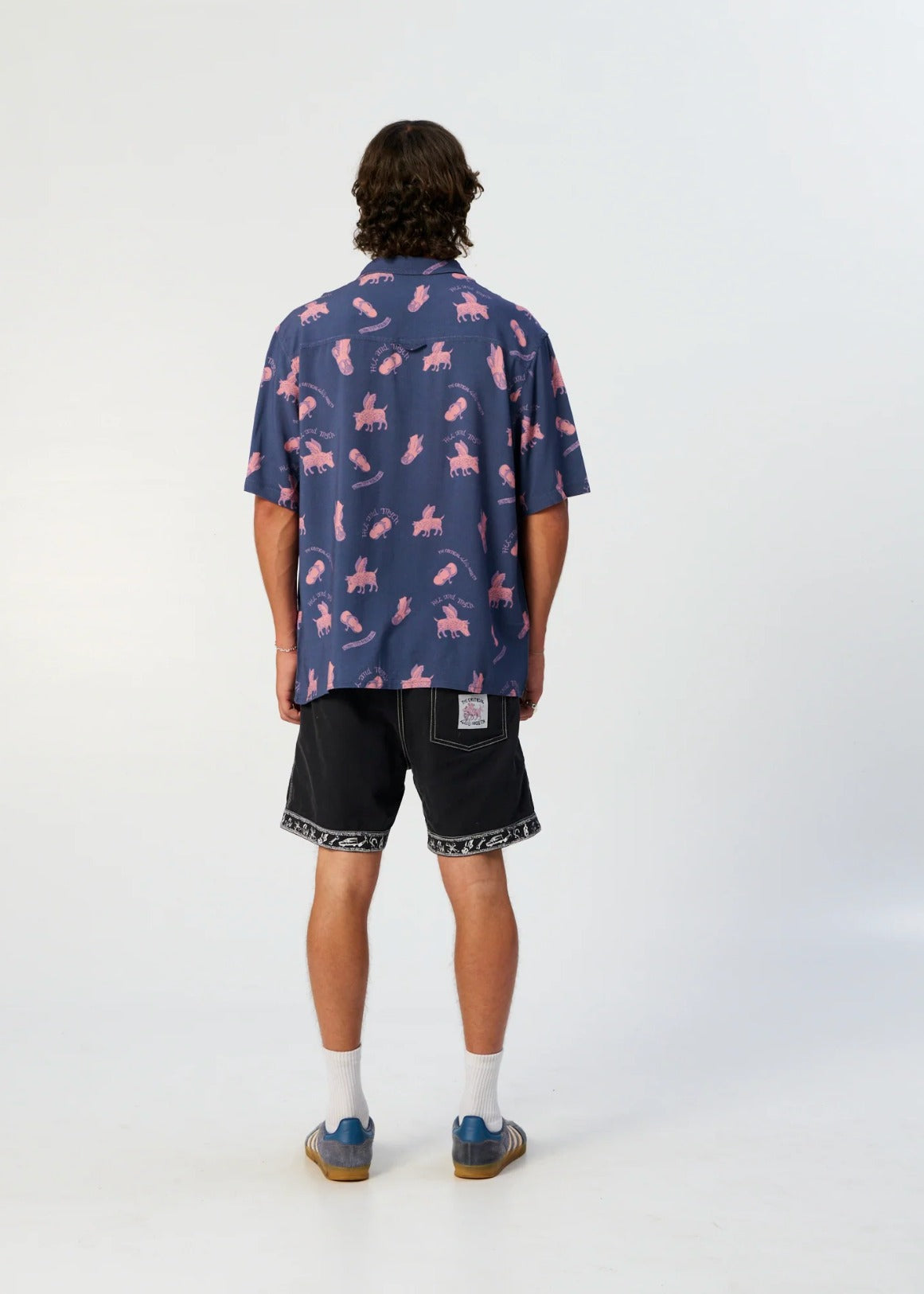 Flip Flop Shirt - Dusty Blue