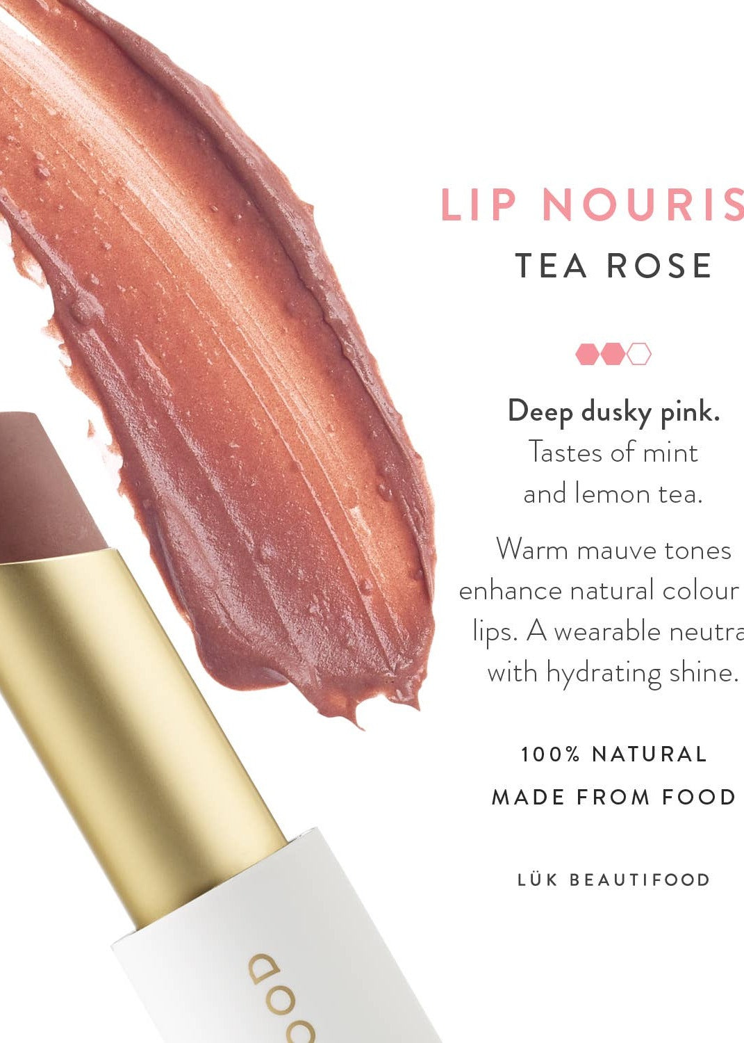 Lip Nourish Lipstick - Tea Rose