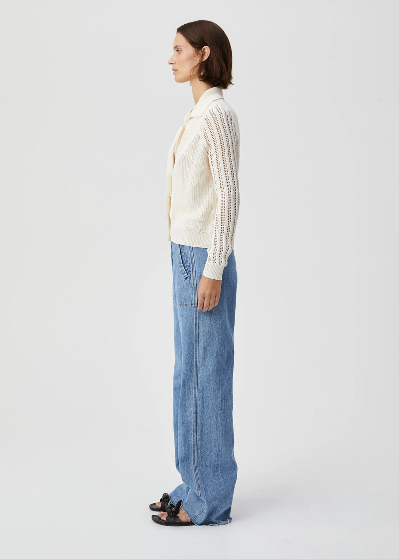 Byron Knit Cardigan - Milk