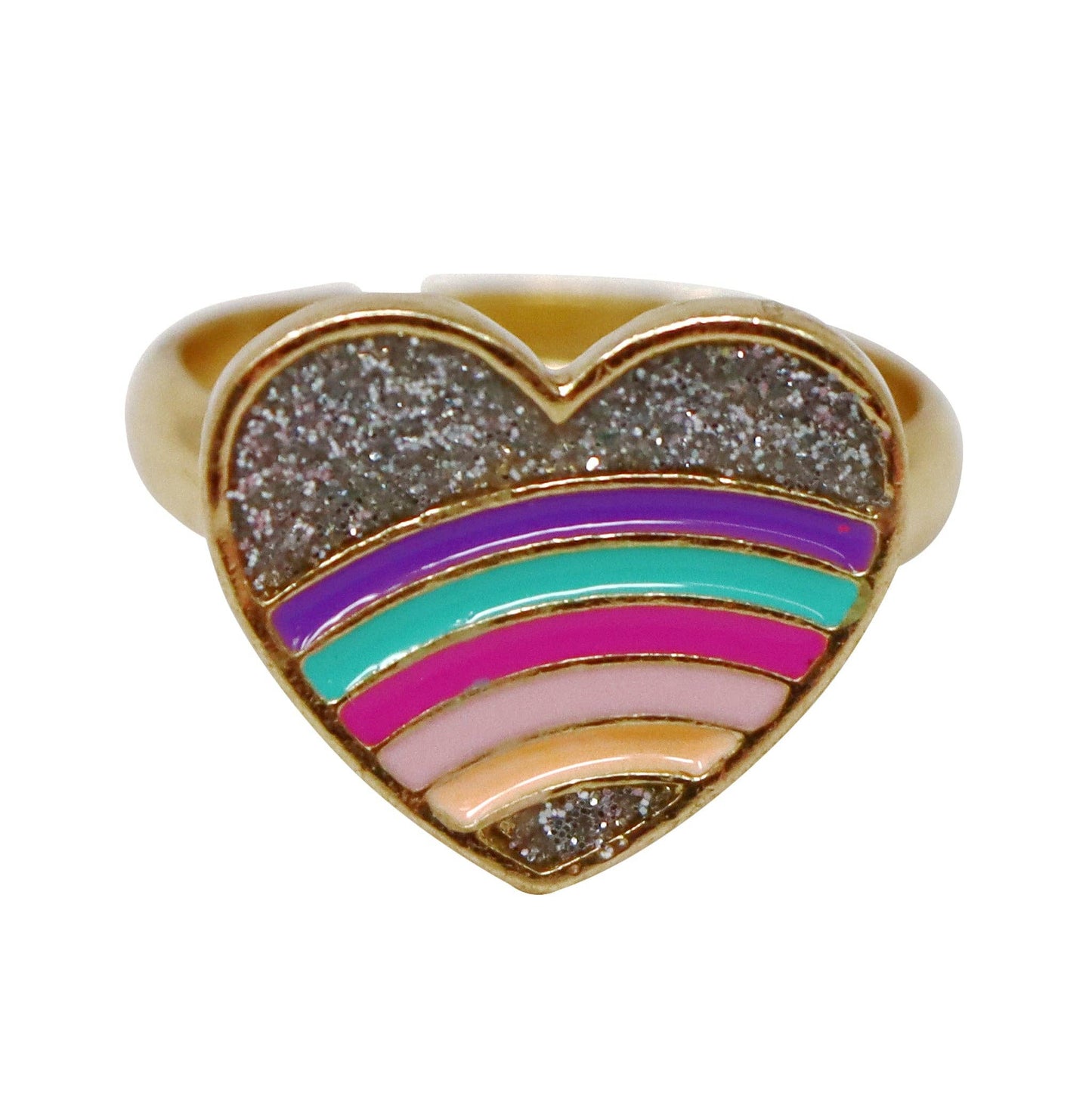 Pink Poppy - Rainbow Fantasy Rings - (Pack Size: 24)