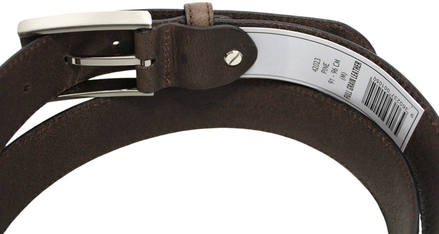 Genuine Leather Quality Men’s Belt Matte Finish - Black / 36 inch