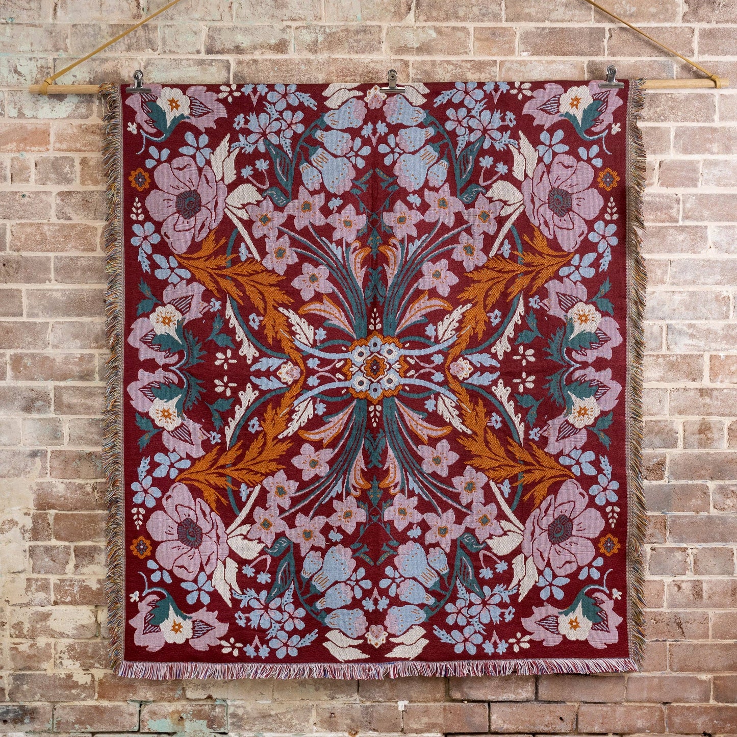 HENDEER - 'Magical Mystery' Woven Picnic Rug/Throw: Regular 130x160cm