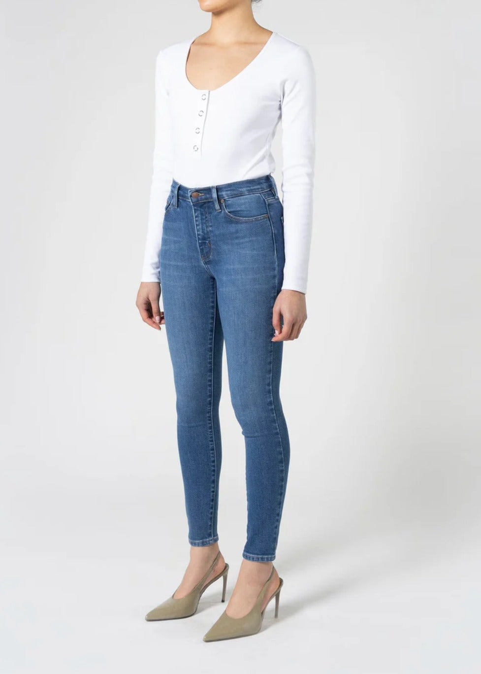 Cult Skinny Ankle Jean  - Icon Blue
