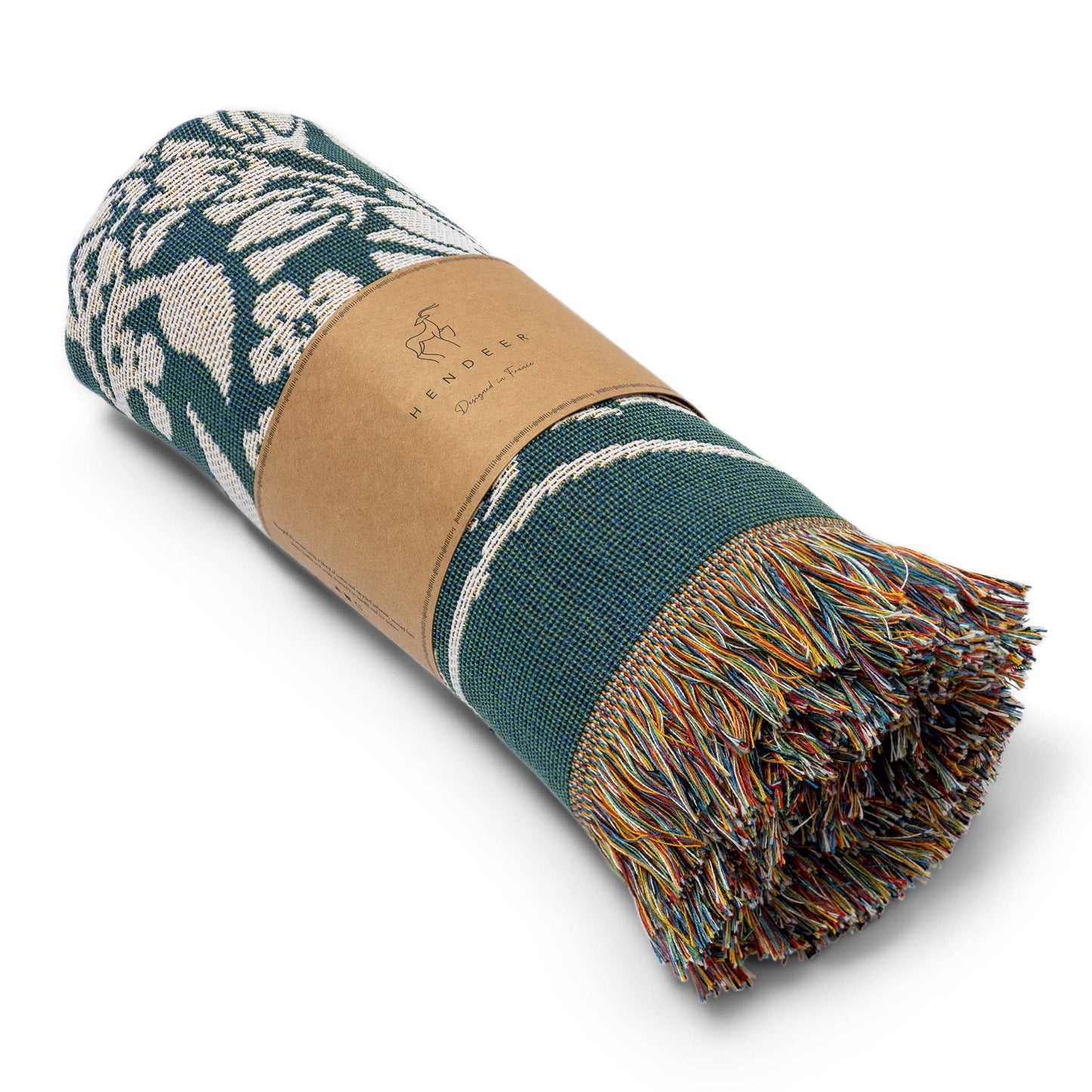 HENDEER - 'Across the Universe' Woven Picnic Rug/Throw: Regular 130x160cm