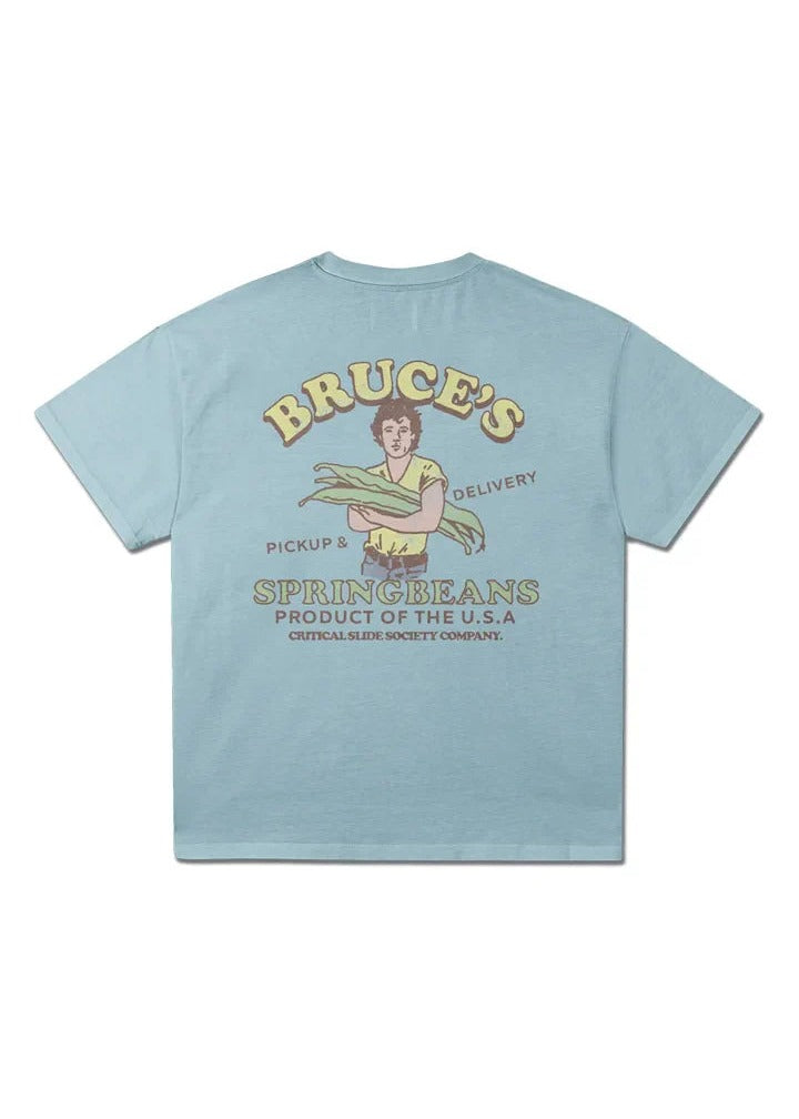 Spring Beans Tee - Aquatic