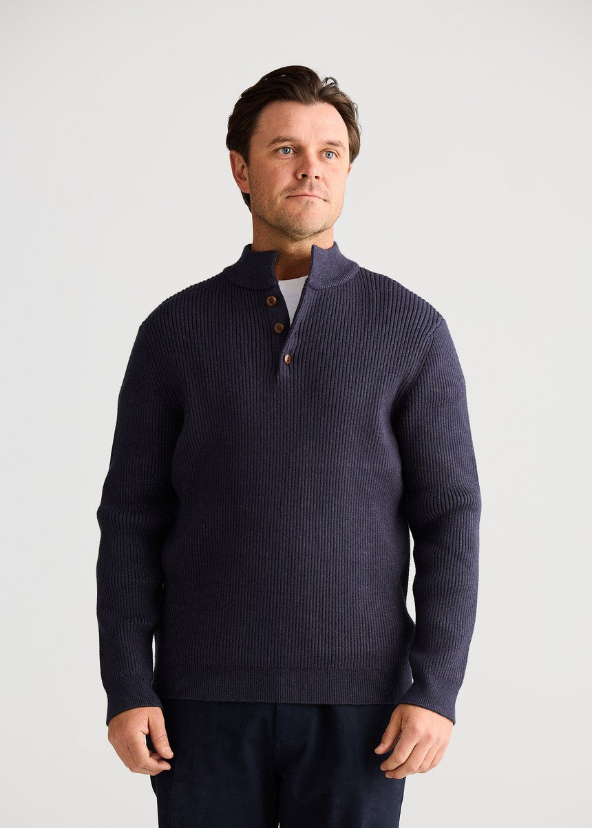 Jordan Knit - Navy Marle
