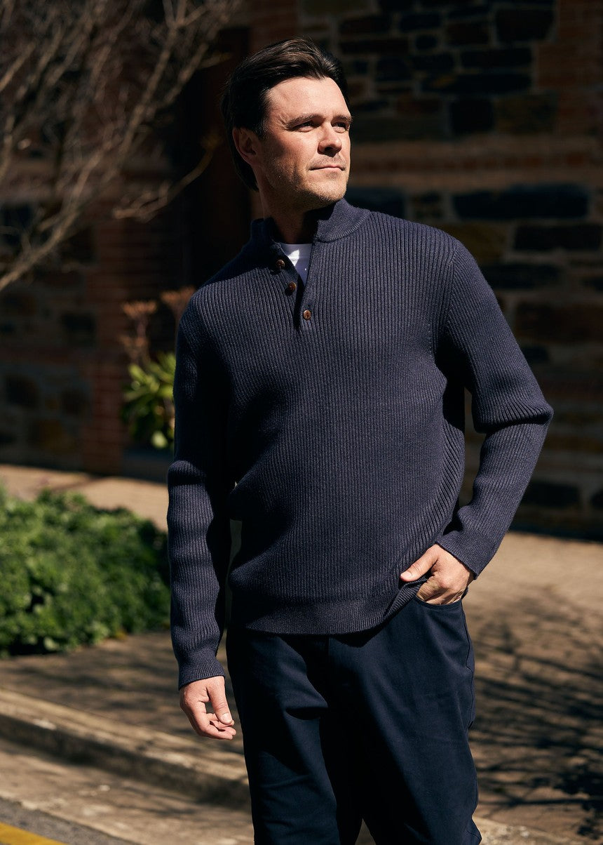 Jordan Knit - Navy Marle