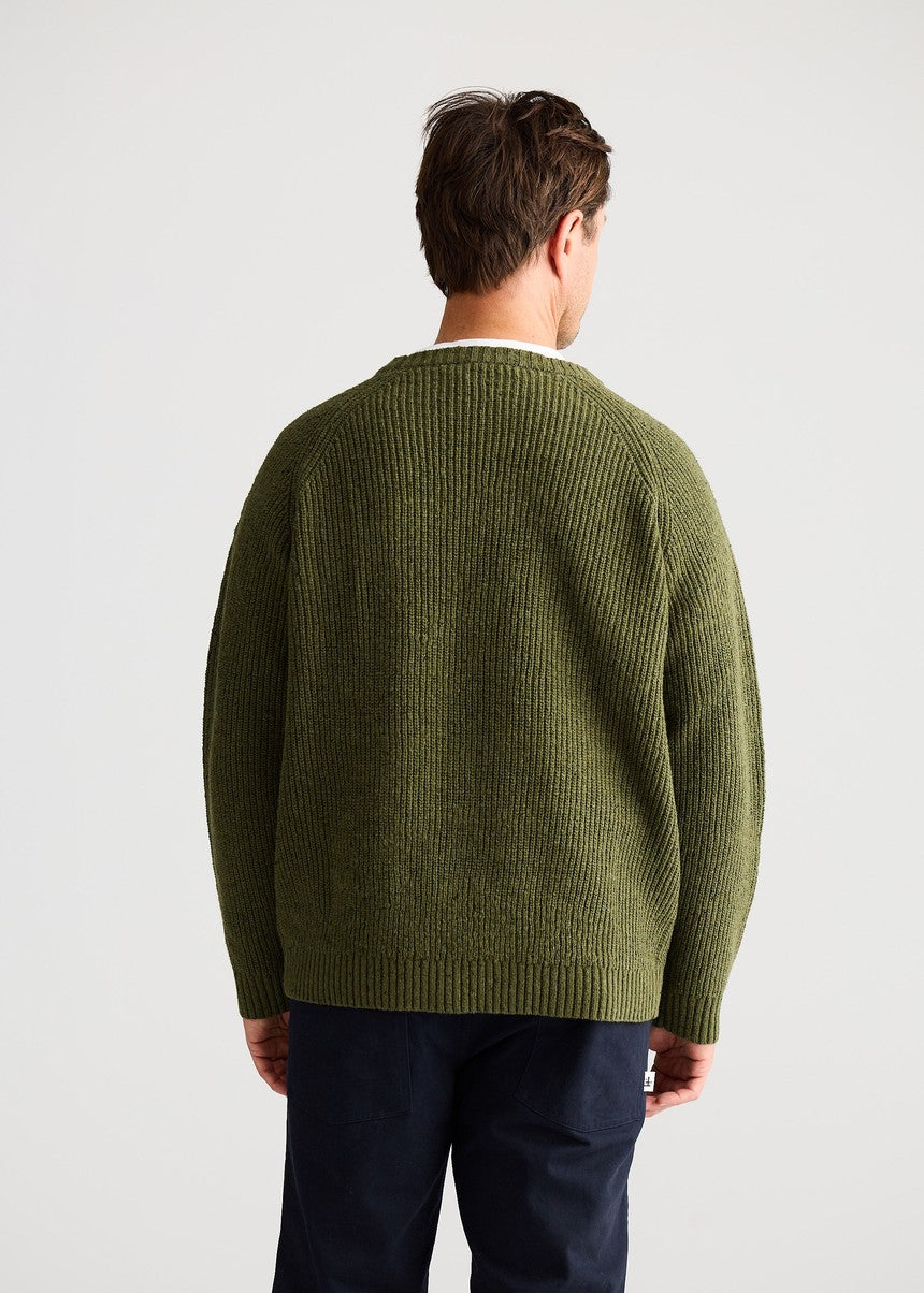 Thornbury Knit - Khaki Fleck