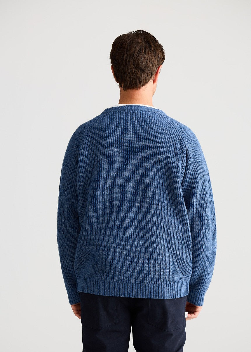 Thornbury Knit - Blue Fleck
