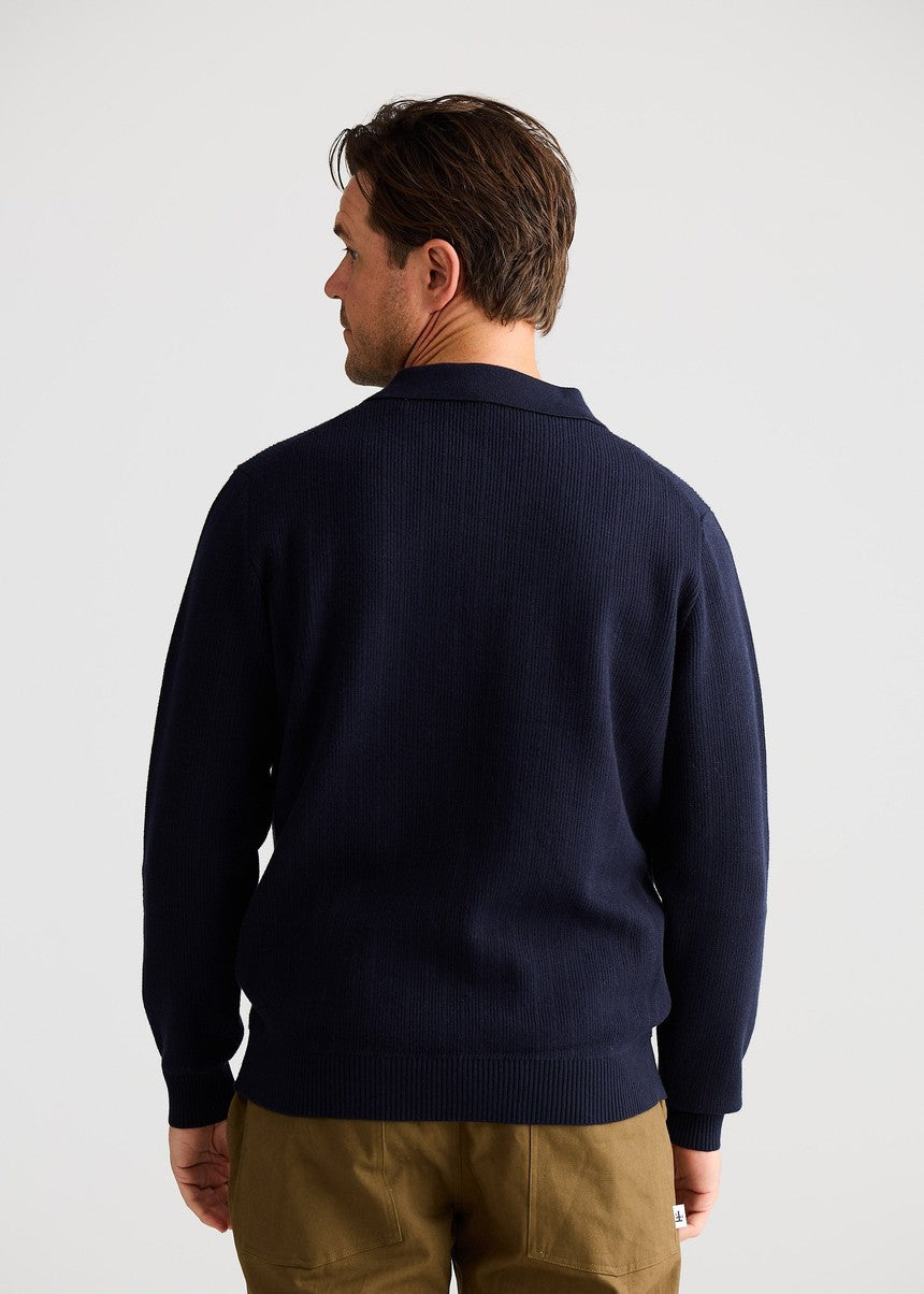 Lenny LS Polo - Navy